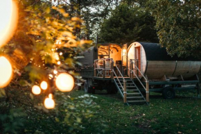 Myrtle The Glamping Truck, 1950's Swiss Army Truck with Sauna
